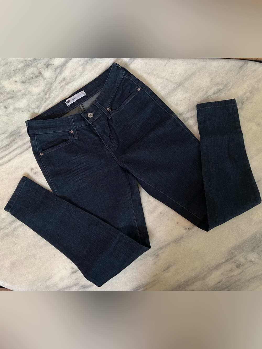 Levi’s Denim Leggings Jeggings 27W 30L Dark Wash NWOT Stretch